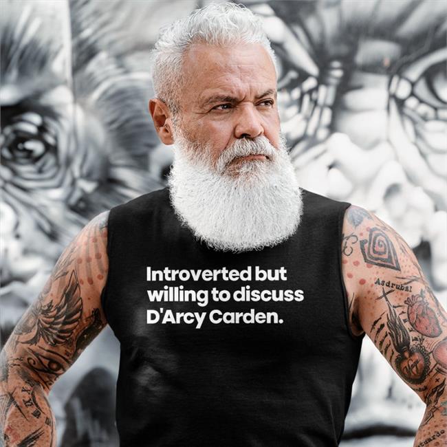Introverted But Willing To Discuss D'arcy Carden Crewneck