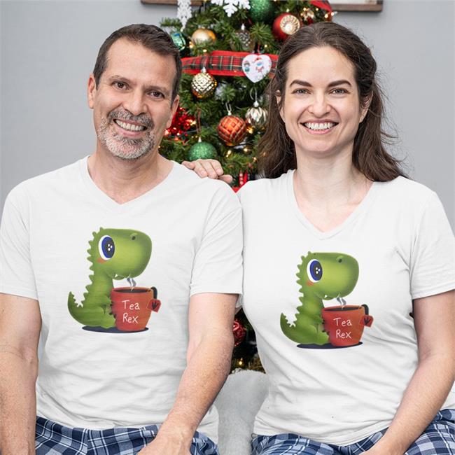 Qwertee Merch Tea Rex Cap Hat Qwertee Black