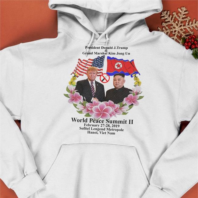 Jackson Hinkle President Donald J Trump And Grand Marshal Kim Jong Un Original White Shirt 2022 Jacksonhinklle
