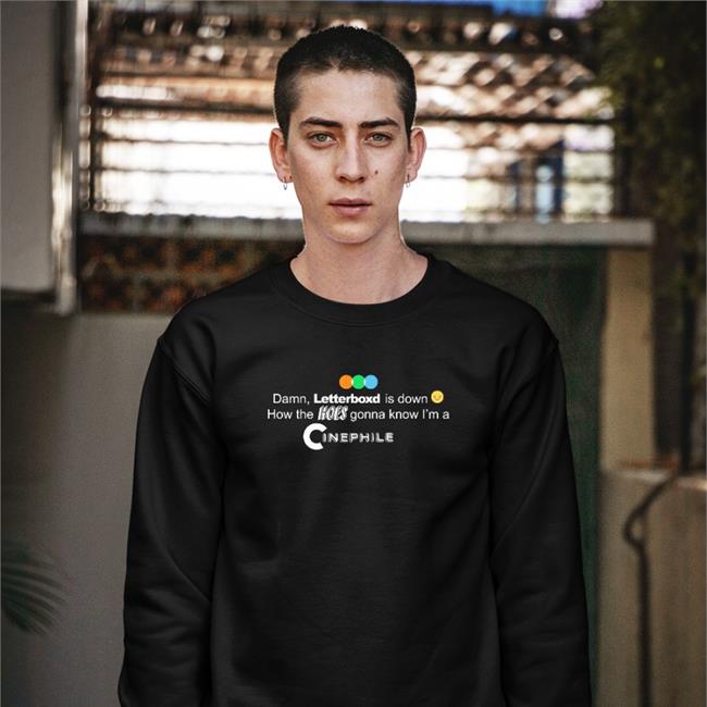 Damn Letterboxd Is Down How The Hoes Gonna Know I'm A Cinephile Tee Shirt