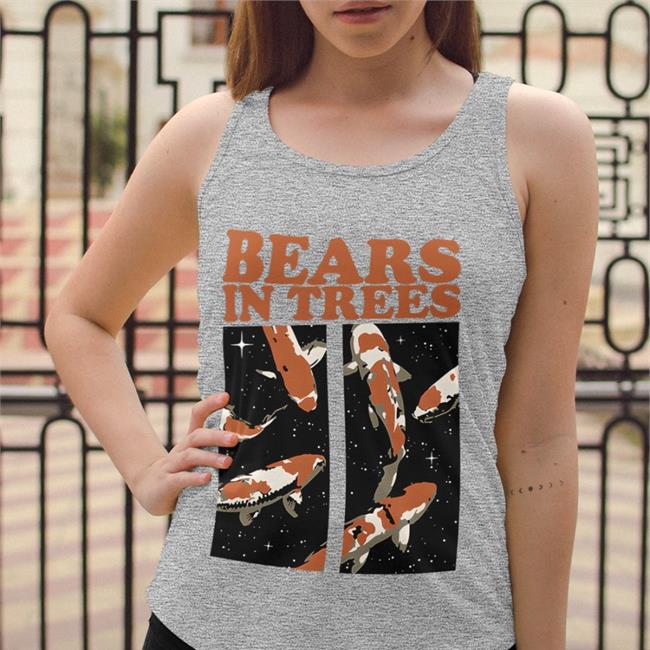 Bears In Trees Aquarium Long Sleeve Shirt