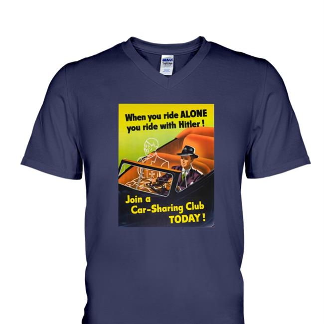 Shirts With Threatening Auras When You Ride Alone You Ride With Hitler Sweatshirt