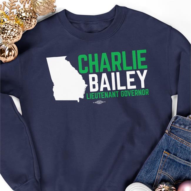 Charlie Bailey Lieutenant Governor Tee Shirt Charlieforgeorgia