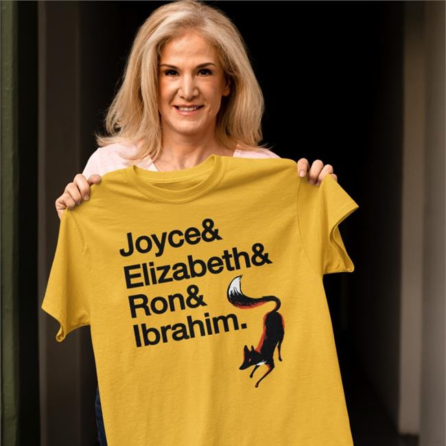 Richard Osman Joyce & Elizabeth & Ron & Ibrahim V Neck T Shirt White