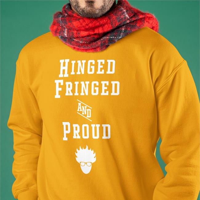 Hinged Fringed And Proud Hooded Sweatshirt Viva Frei Store