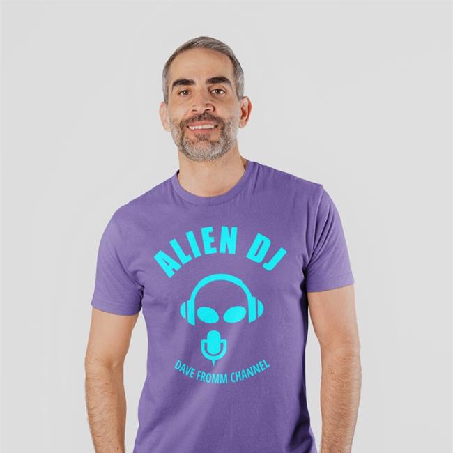 Alien Dj Dave Fromm Channel T-Shirt The Dave Fromm Show Interfm
