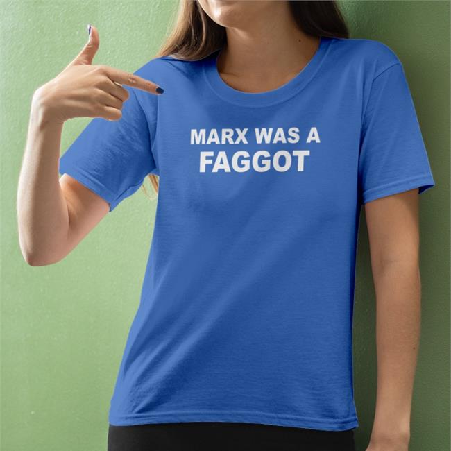 Marx Was A Faggot Baseball Sleeve Tee