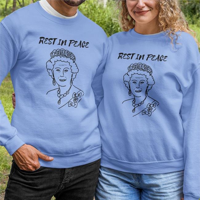 Rest In Peace T Shirt White Queen Elizabeth II