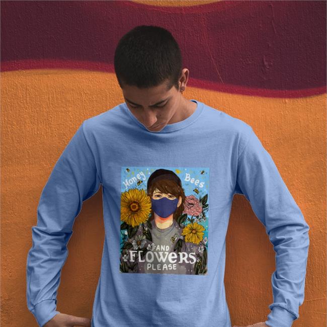 Honey Bees And Flowers Please T-Shirts
