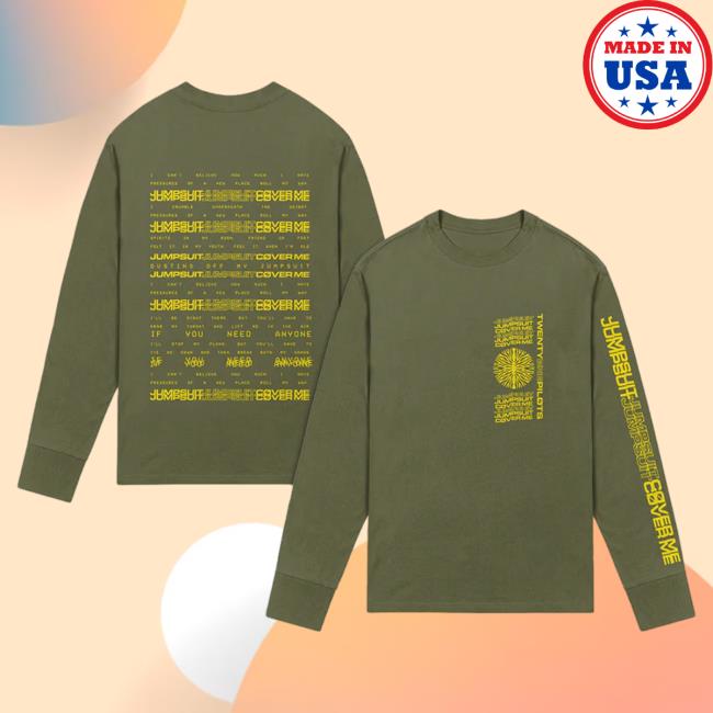 Official 21 Pilots Apparel Clothing Store Merch Twenty One Pilots Jumpsuit Lyric Long Sleeve T-Shirt TwentyOnePilots 21Pilots Shop