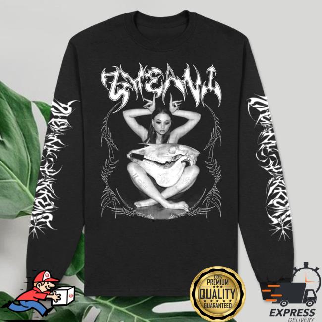 Official Zheani Merch Store Satanic Prostitute / Black Long Sleeve Shirt New