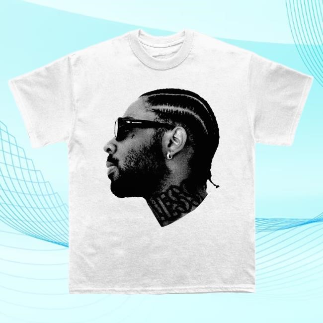 Brent Faiyaz | Cold Prints Brent Side Face Shirt 2024