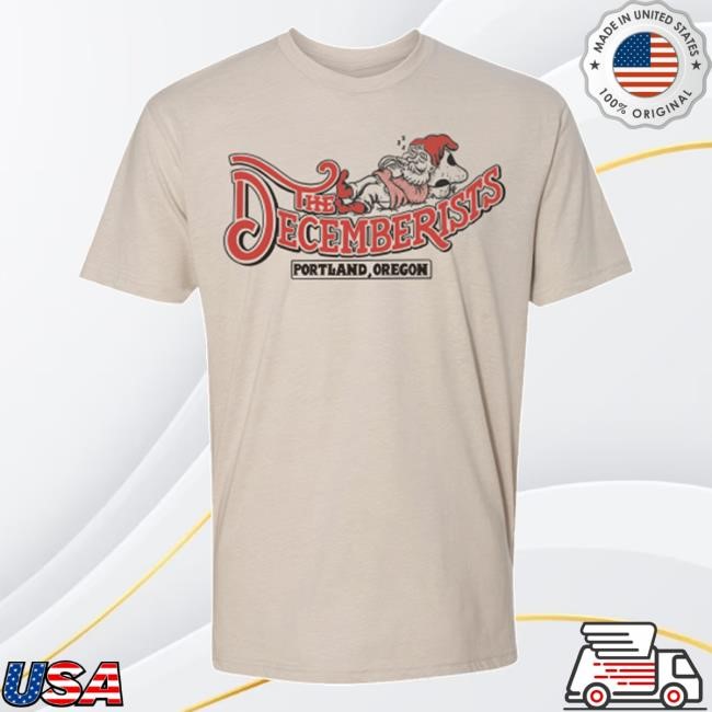 The Decemberists Official Merch Gnome Retro Shirt The Decemberists Clothing Shop The Decemberists Apparel Collection