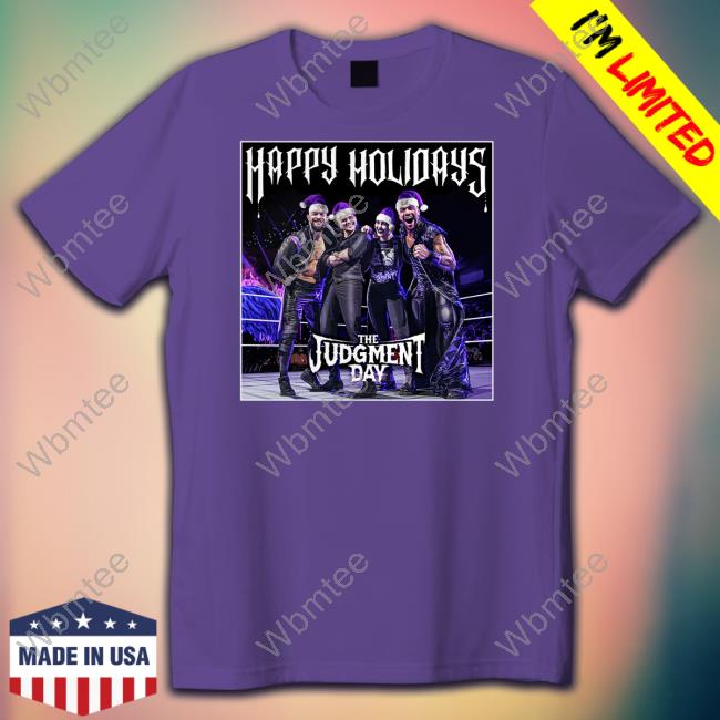 Wwe The Judgment Day Happy Holidays Shirt Finn Bálor