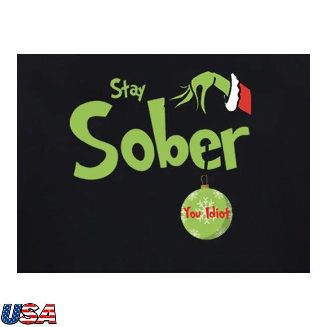 D'Aydrian Harding Stay Sober Christmas Hoodie – Official Merch by D'Aydrian Harding