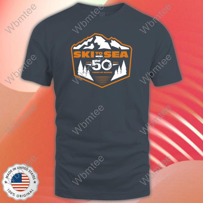 Official Ski To Sea 50 Years Of Racing T-Shirt