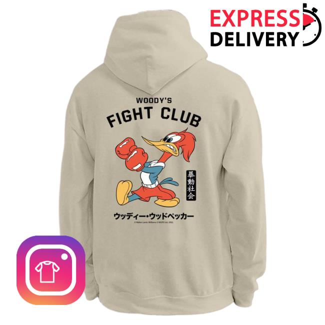Official Riot Society Merch Store Shop Riot Society Woody Woodpecker's Fight Pullover Hoodie RiotSociety Apparel Clothing
