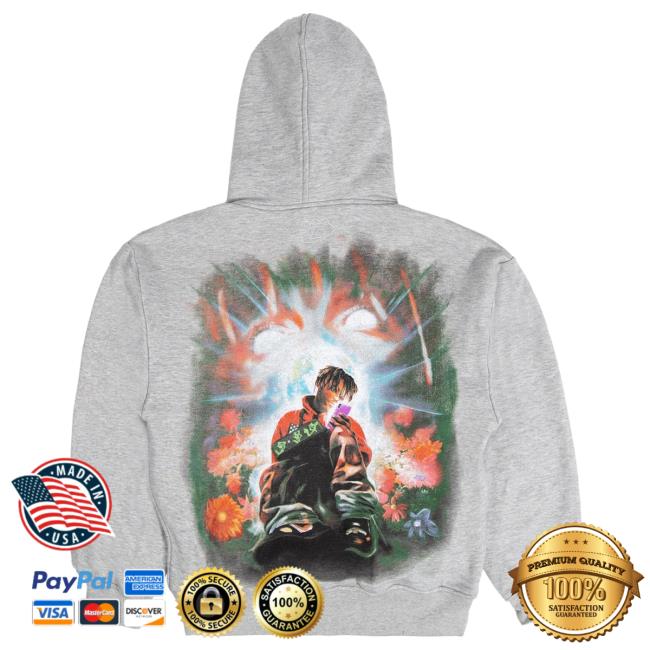 Official 999 Club Juice Wrld Merch Store Thirteen Studios Hoody Ash 999Club Clothing Juicewrld