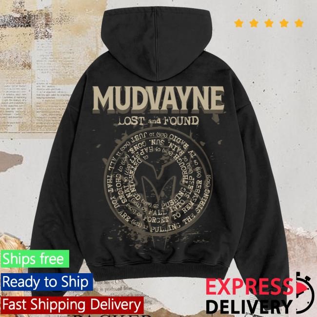 Official Mudvayne Merch Mud Vayne Lost & Found Hoodie