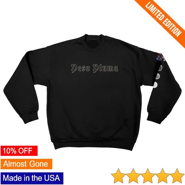 Peso Pluma Unisex-Adult Official Merch Éxodo Tour Sweaters PesoPluma