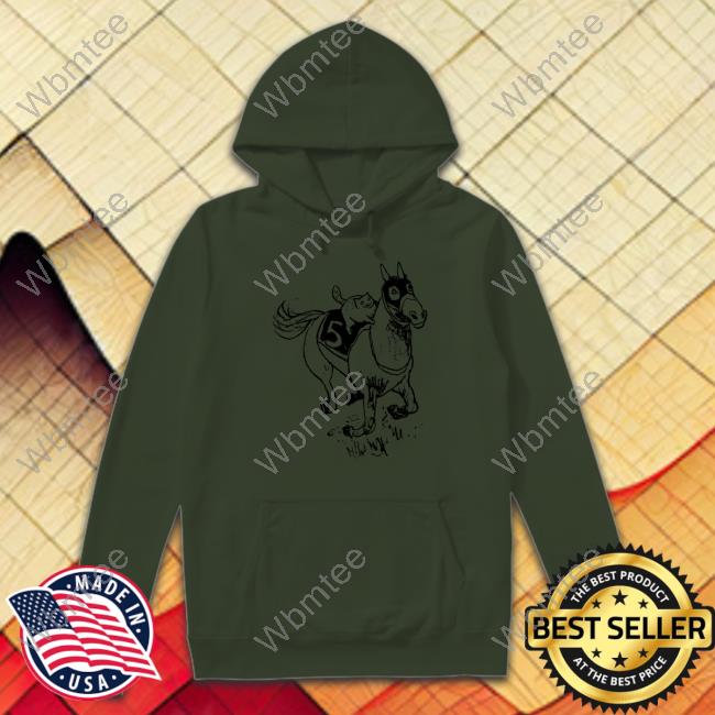 Original Dawning Crow Jockey Cat Hoodie Cat Riding Horse Shirt T-Shirt