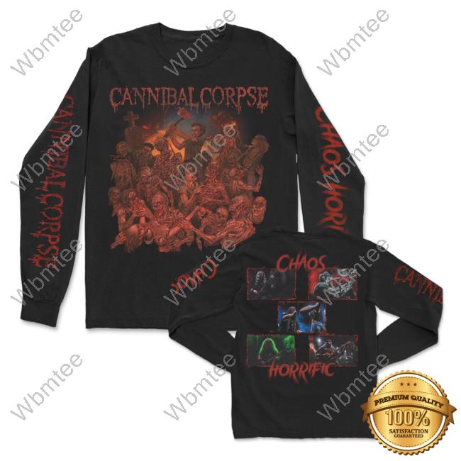 Official Cannibal Corpse Store Chaos Horrific Cover Tees