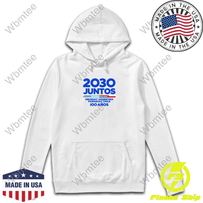 World Cup 2030 Juntos Uruguay Argentina Paraguay Chile Tee Shirt Messi MC Mundo Albiceleste