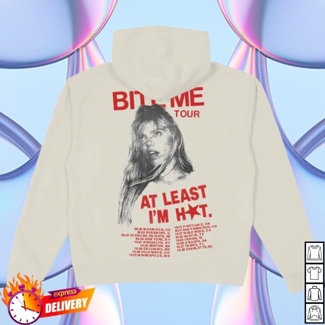 Official Renee Rapp Tour Date Back Zip Hoodie Reneé Rapp
