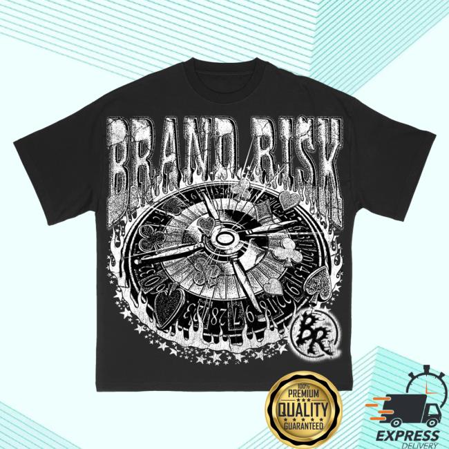 Official Brand Risk Merch Shop Roulette Black Tee