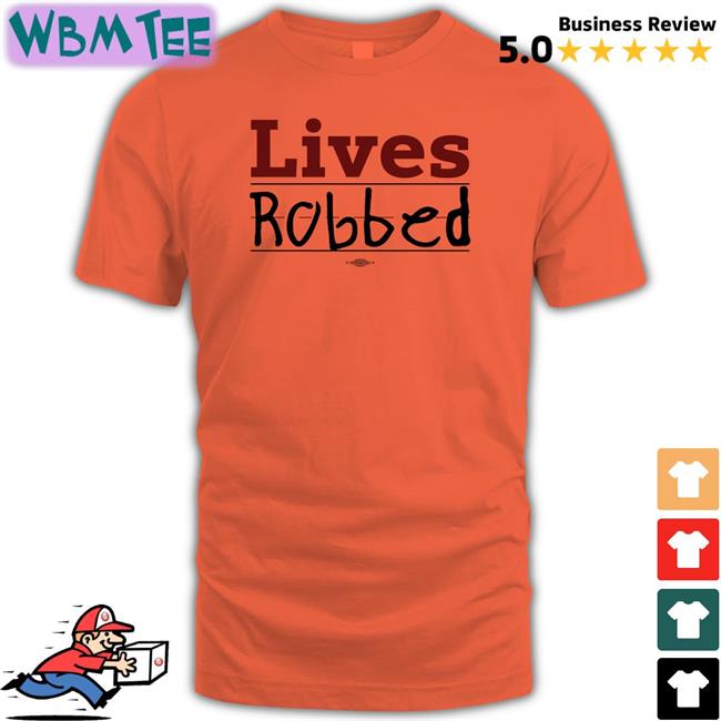 Brett Cross Lives Robbed Handwriting Shirt Lives Robbed Store