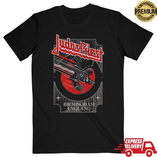 Official Judas Priest Screaming For Vengeance Birmingham Shirts