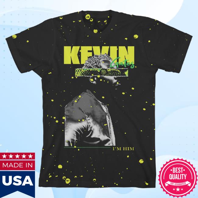 Official Kevin Gates Jerome Gilyard Merch Store Snake Eyes Splatter Tshirt KevinGates Apparel Clothing Shop