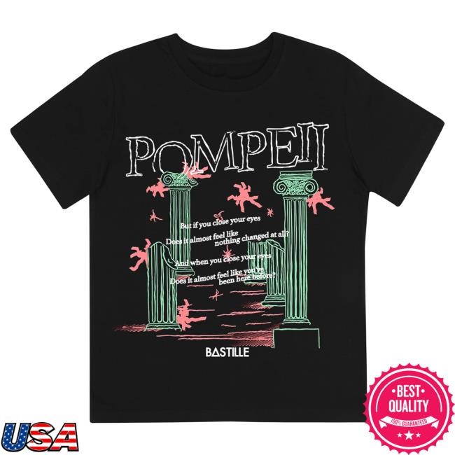 Bastille Band Pompeii Pillars Kids Black Shirts Bastille Official Merch Store
