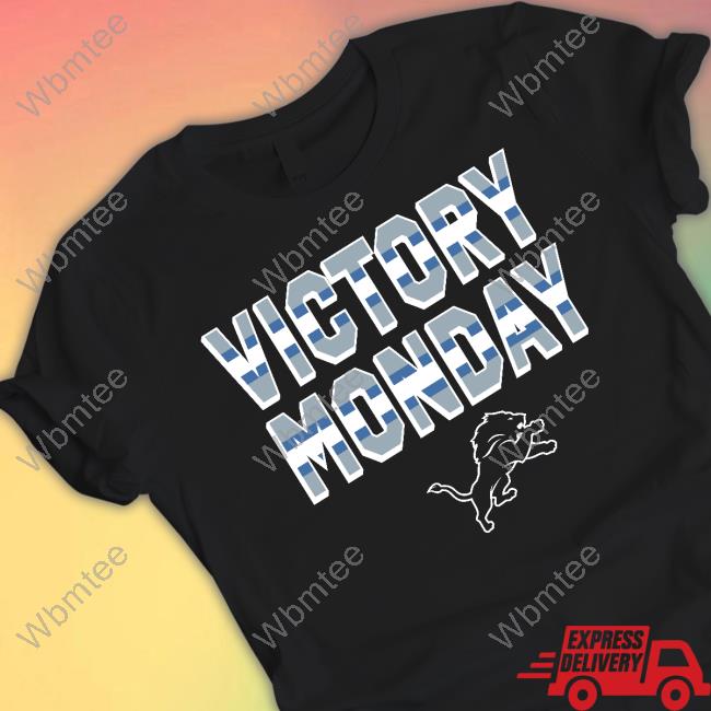 Detroit Lions Victory Monday Long Sleeve T Shirt