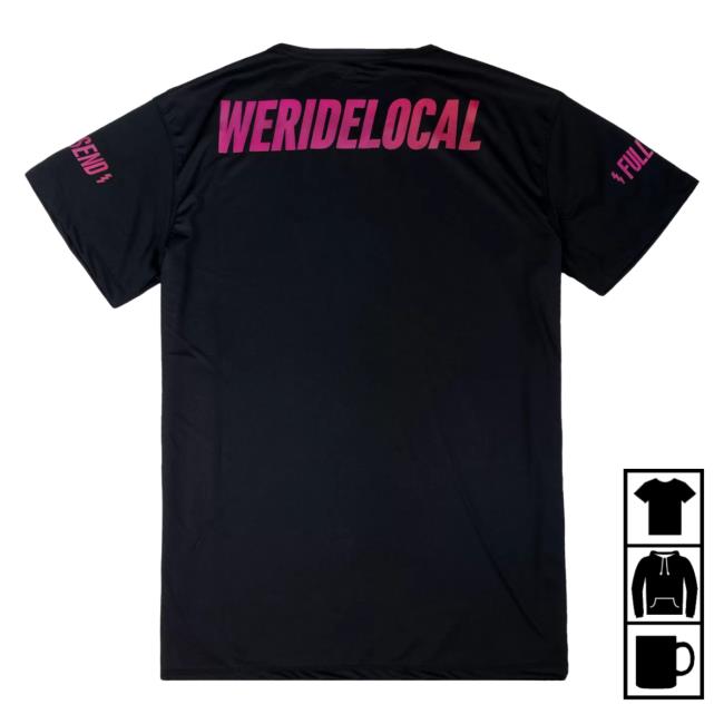 Official We Ride Local x Fullsend Evil Rash Vest T Shirt Official We Ride Local x Fullsend Evil Rash Vest Shirts