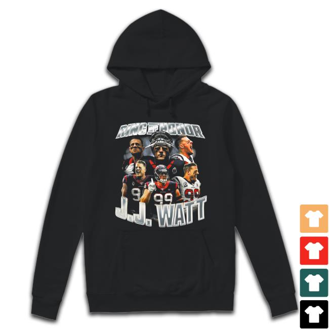 Official Ring Of Honor Jj Watt Vintage Tee Shirt