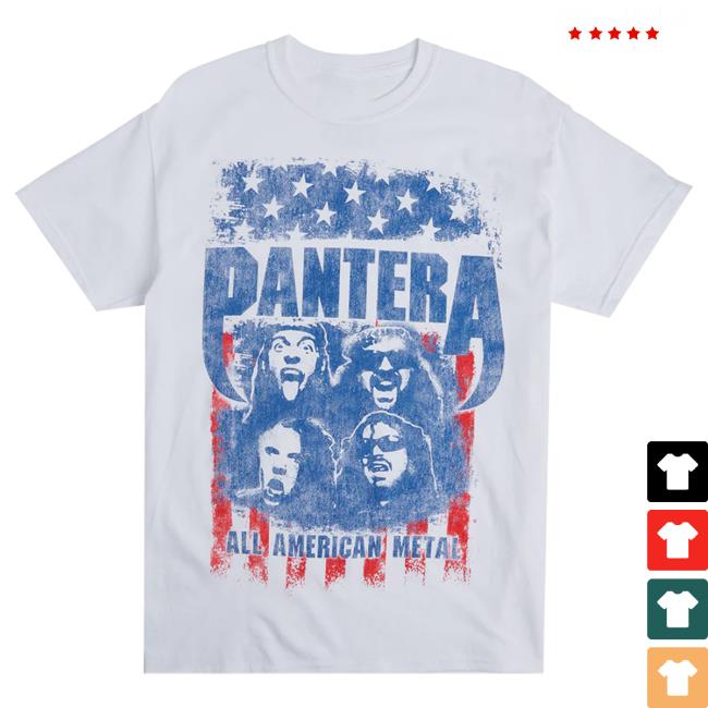 Official Pantera Merch Store Pantera All American Metal Attractive Shirt