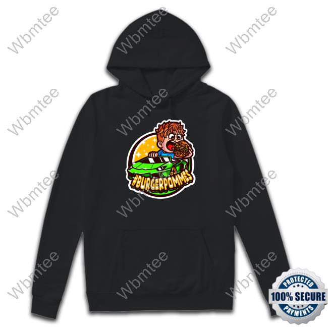 Official Lukasbs #Burgerpommes Hooded Sweatshirt