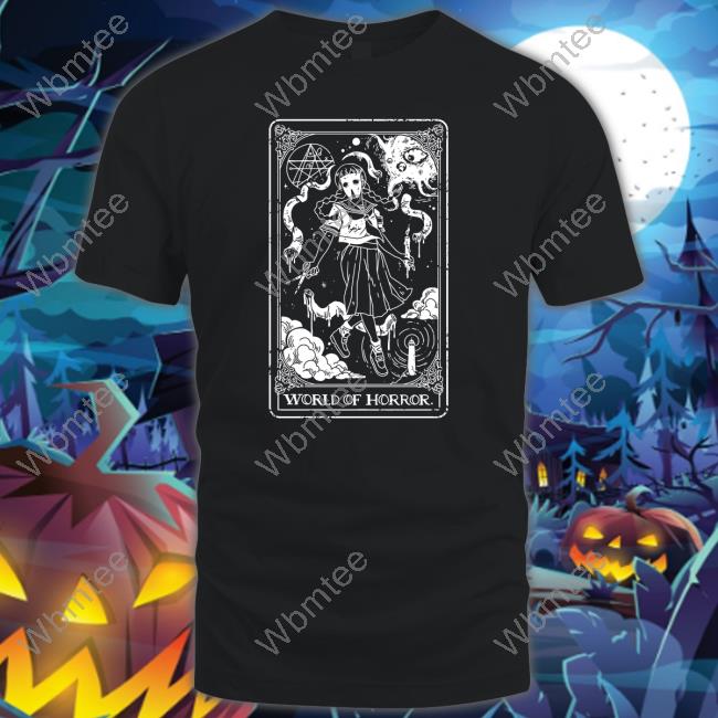 World Of Horror Ominous Tarot Fangamer Tee
