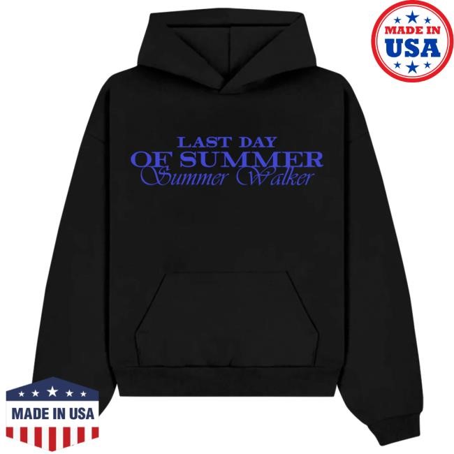 Last Day Of Summer Hood - Black Summer Walker