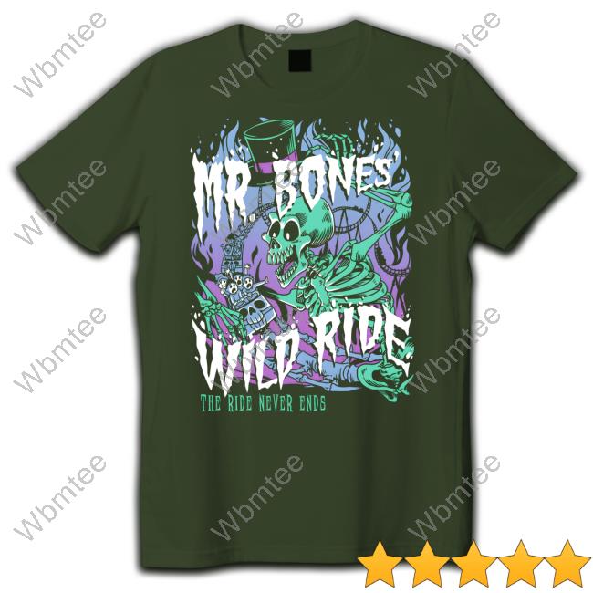 Official Fangamer Merch Rollercoaster Tycoon Mr. Bones' Wild Ride Shirt
