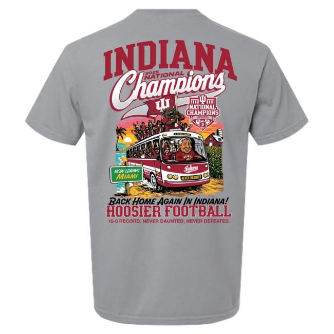 NCAA Basketball Gear Indiana Hoosiers National Champ Shirt
