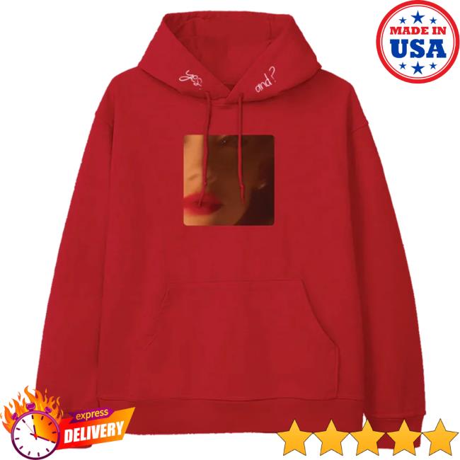 Official Ariana Grande Merch Store Ariana Grande yes, and? cover Crew neck Sweatshirt Ariana Grande Apparel Clothing Shop ArianaGrande