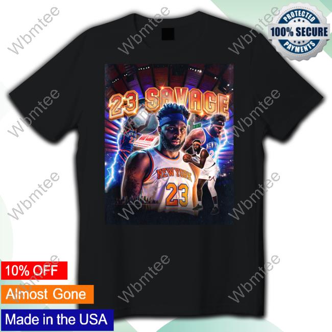 Isaiah Hartenstein Wearing Mitchell Robinson Shirt