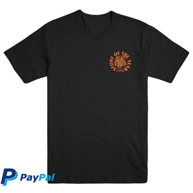 Story Of The Year Merch Tiger T Shirt