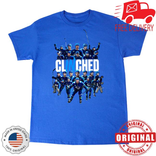 Official Vancouver Canucks Playoff Clinch Shirt