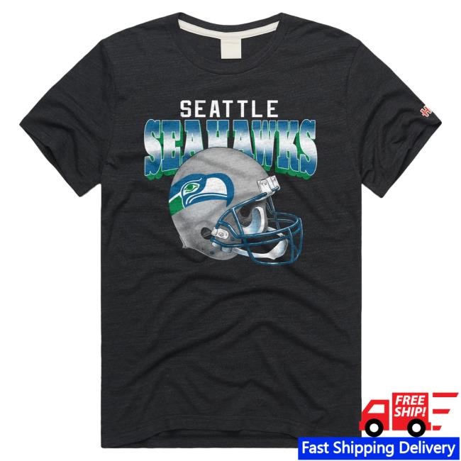 Seattle Seahawks Gradient Helmet T Shirt Homage | Seattle Seahawks Official | NFL Football