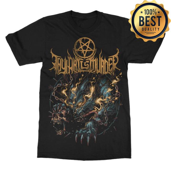 Official Thy Art Is Murder Merch Store Thy Art Is Murder Pagan Wolf T Shirt