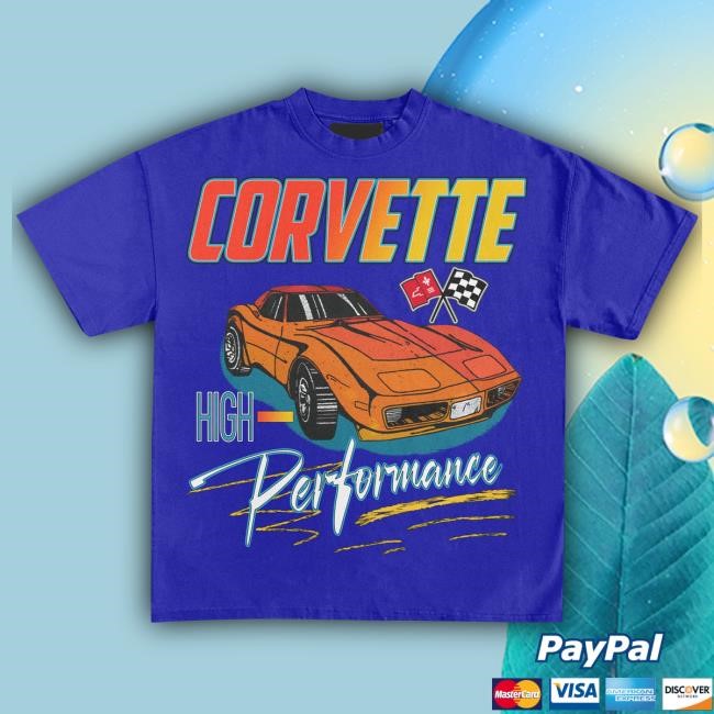 Official Heavyweight Legends Corvette High-Performance '74 Vintage Hot Shirt