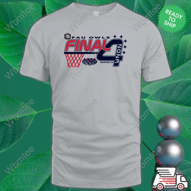 Official FAU Owls 2023 Final Four Oversized Long Sleeve T Shirt